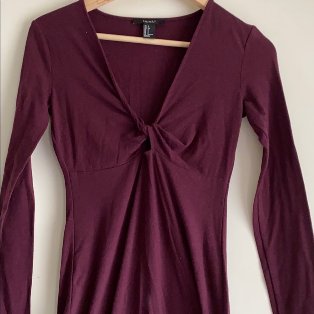 Maroon dress